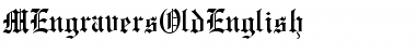 MEngraversOldEnglish Font
