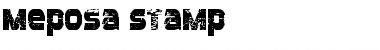 Meposa Stamp Regular Font