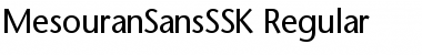 MesouranSansSSK Regular Font