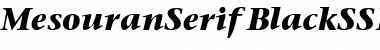 MesouranSerifBlackSSK Italic