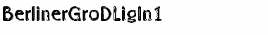 BerlinerGroDLigIn1 Regular Font