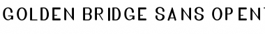 Download Golden Bridge Sans Font
