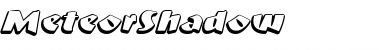 MeteorShadow Regular Font