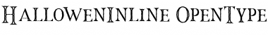 Hallowen Inline Font