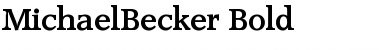 MichaelBecker Font