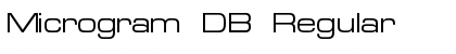 Microgram DB Regular Font