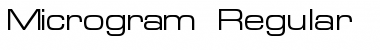 Microgram Regular Font