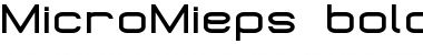 MicroMieps bold Font