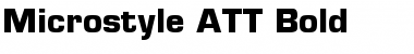 Microstyle ATT Font