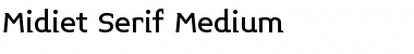 Midiet Serif Medium