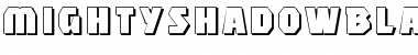 MightyShadow Font