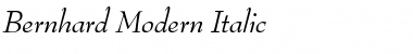 Bernhard Modern Roman Italic Font