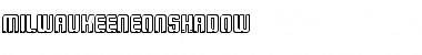 MilwaukeeNeonShadow Regular Font