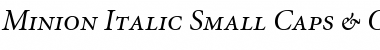 Minion RegularSC Font