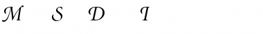 Minion Swash Display Italic Font