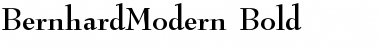 BernhardModern Bold Font