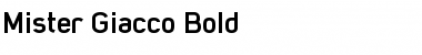 Mister Giacco Bold Font