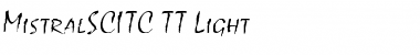MistralSCITC TT Light Font