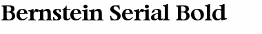 Bernstein-Serial Font