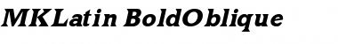 MKLatin Bold Italic