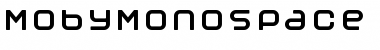 MobyMonospace Regular Font