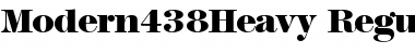 Modern438Heavy Font