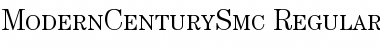 ModernCenturySmc Font