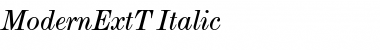 ModernExtT Font