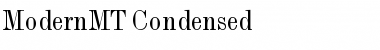 ModernMT Condensed Regular Font