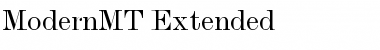 ModernMT Extended Font