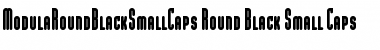 ModulaRoundBlackSmallCaps Round Black Small Caps