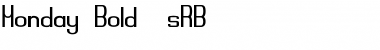 Monday Bold (sRB) Regular Font