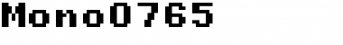 mono 07_65 Regular Font