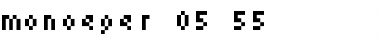 monoeger 05_55 Font