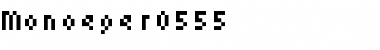 monoeger 05_55 Font