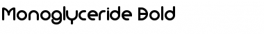 Monoglyceride Bold Font