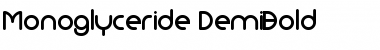 Monoglyceride DemiBold Font