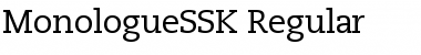 MonologueSSK Font