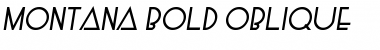 Montana Bold-Oblique Font