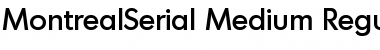 MontrealSerial-Medium Regular