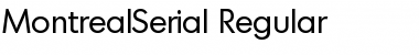 MontrealSerial Regular Font