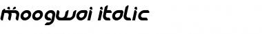Moogwai Italic Font