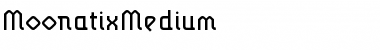 Moonatix Medium Font
