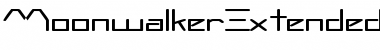 MoonwalkerExtended Font