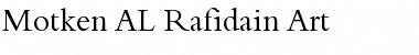 Motken AL-Rafidain Art Font