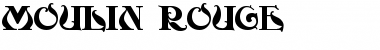 Moulin Rouge Regular Font