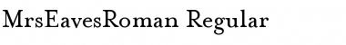 MrsEavesRoman Font