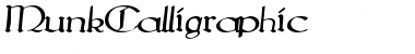 MunkCalligraphic Regular Font