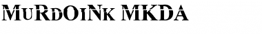 MuRdOiNk Font