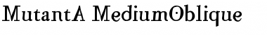 MutantA Regular Font